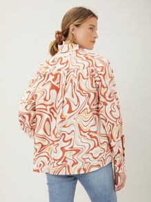 MOTF PREMIUM Camisa con estampado de mármol - Multicolor - Ver 2