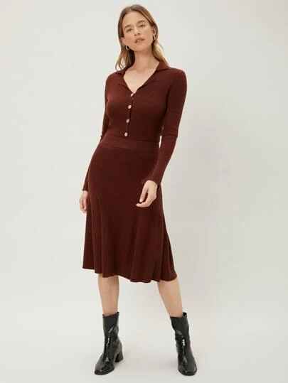 SHEIN Unity Women's Solid Color Long Sleeve Casual Slim Cardigan