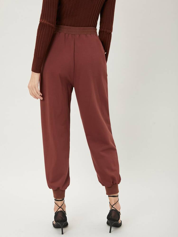 Solid Tapered Sweatpants