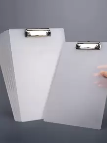 1pc Clear A4 Clipboard Back To School
