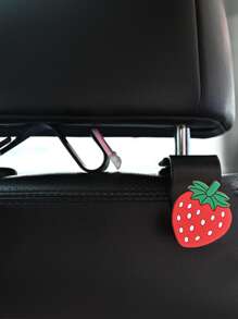 2pcs Strawberry Design Car Seat Back Hook - Red - View 4