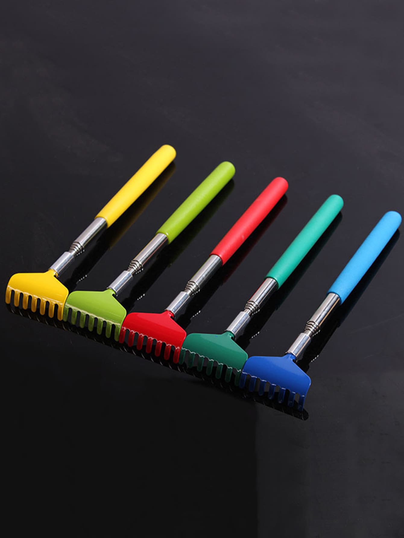 1入組不銹鋼隨機彩色按摩背部刮板 - 彩色 - 查看 1