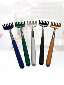 1入組不銹鋼隨機彩色按摩背部刮板 - 彩色 - 查看 4