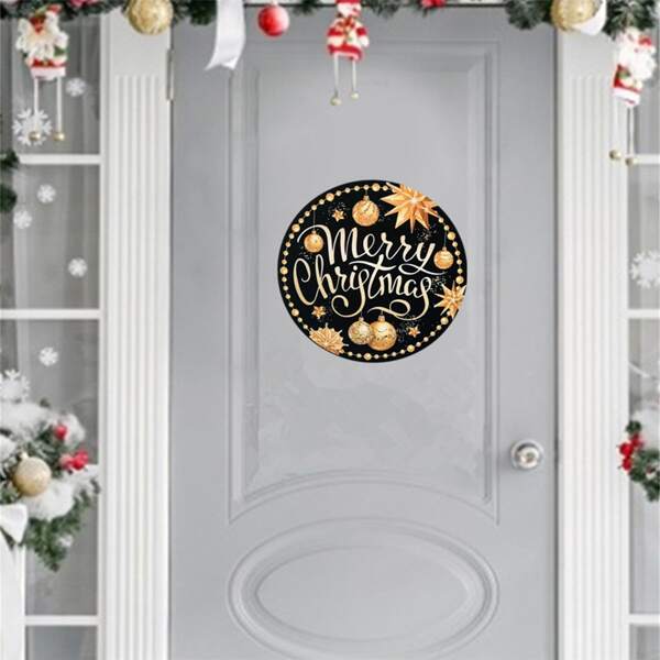 

Christmas Slogan Graphic Garden Sign Decoration, Multicolor