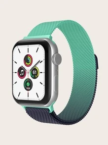 Dây đeo đồng hồ kim loại họa tiết da báo vàng kim loại từ tính của Apple - Nhiều màu - Xem 1