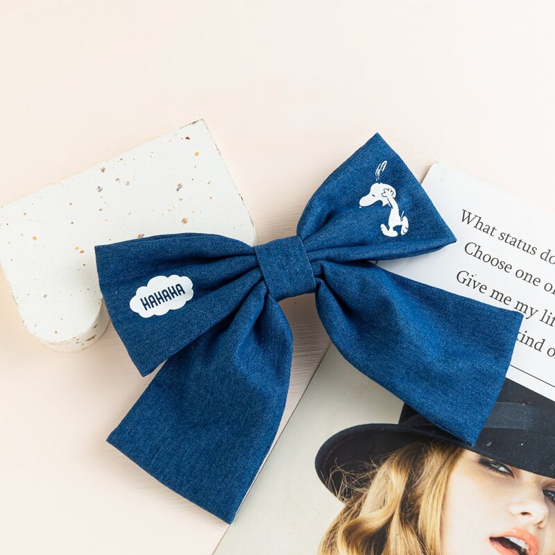 

Bow Decor Hair Clip, Blue