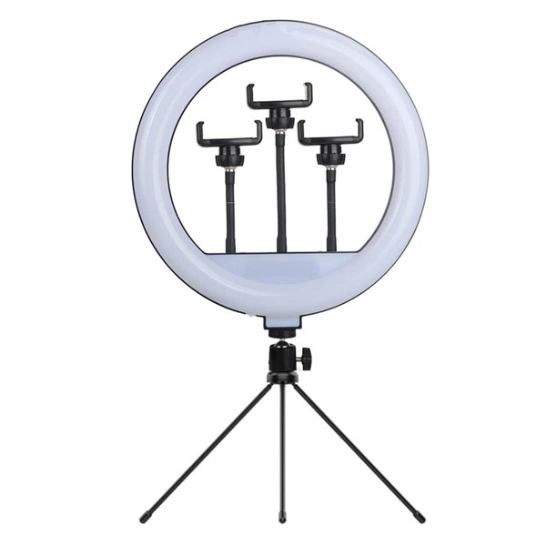 

12 Inch Selfie Ring Light With Tripod Stand, Black