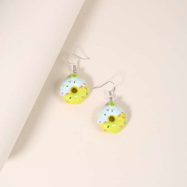 

Doughnut Drop Earrings, Multicolor