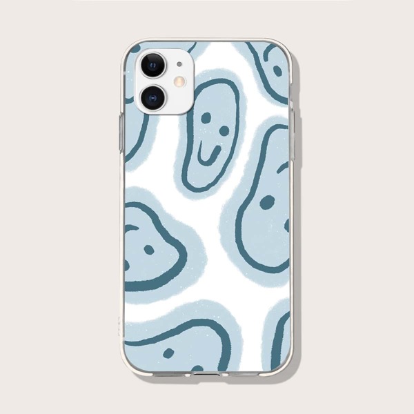 

Cartoon Face Phone Case, Multicolor