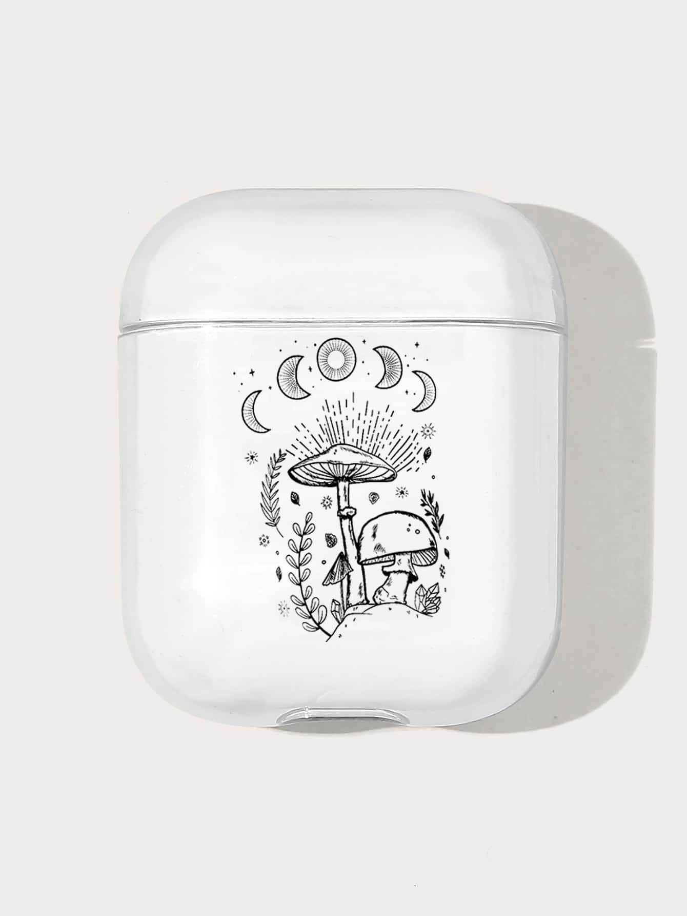 Mushroom Pattern Case Compatible With AirPods SHEIN USA