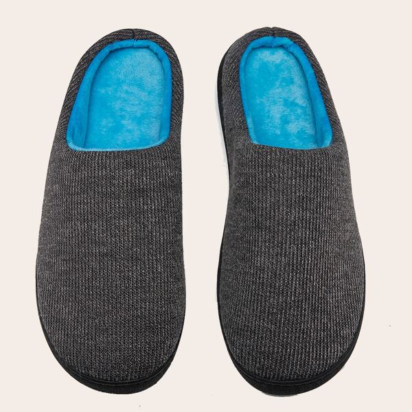 

Men Minimalist Home Slippers, Grey