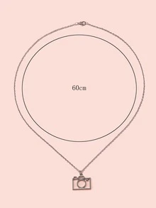 Collar con diseño de cámara - Plateado - Ver 4