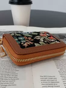 Large Floral Pattern Small Wallet Multi-Card Card Organizer For Storage Cards Lightweight Portable Card ID Card White-Collar Workers For Female For Holiday For Anniversary For Birthday Gift Gift Accessories Gift Hibiscus Card Holder Card Holder Wallet Business Card Holder Credit Card Holder Card Holder Women For Women Wallet Mini Wallet Purse Wallet Card Wallet