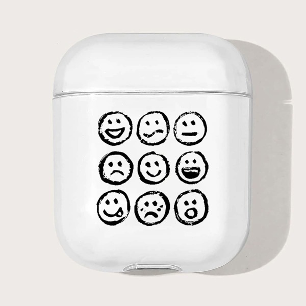 

Smile Pattern Case For AirPods, Clear