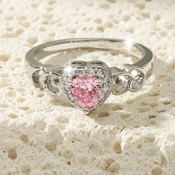 

Zircon Decor Ring, Silver