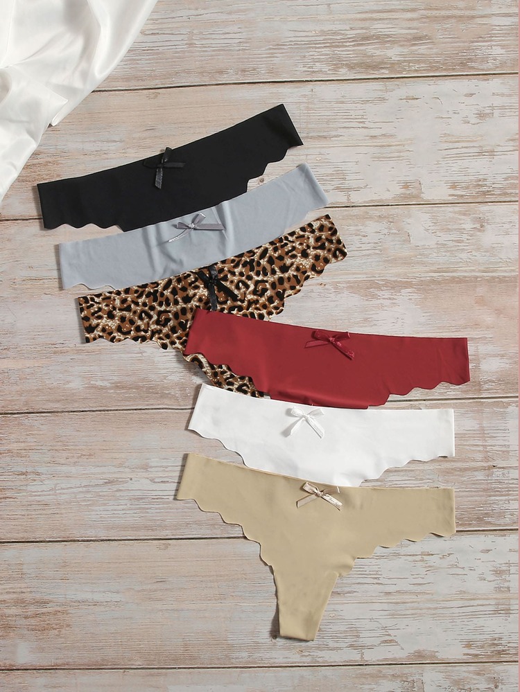 6 piezas Set bragas invisible - Multicolor - Añade 4