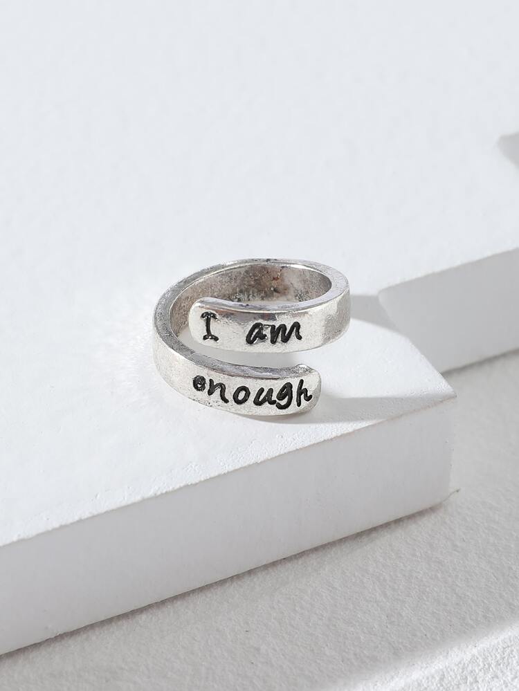 Letter Engraved Ring