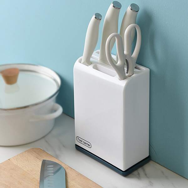 

1pc Multifunction Kitchen Storage Rack, White