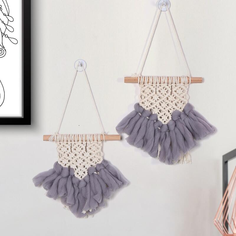 

1pc Woven Tassel Wall Hanging, Multicolor