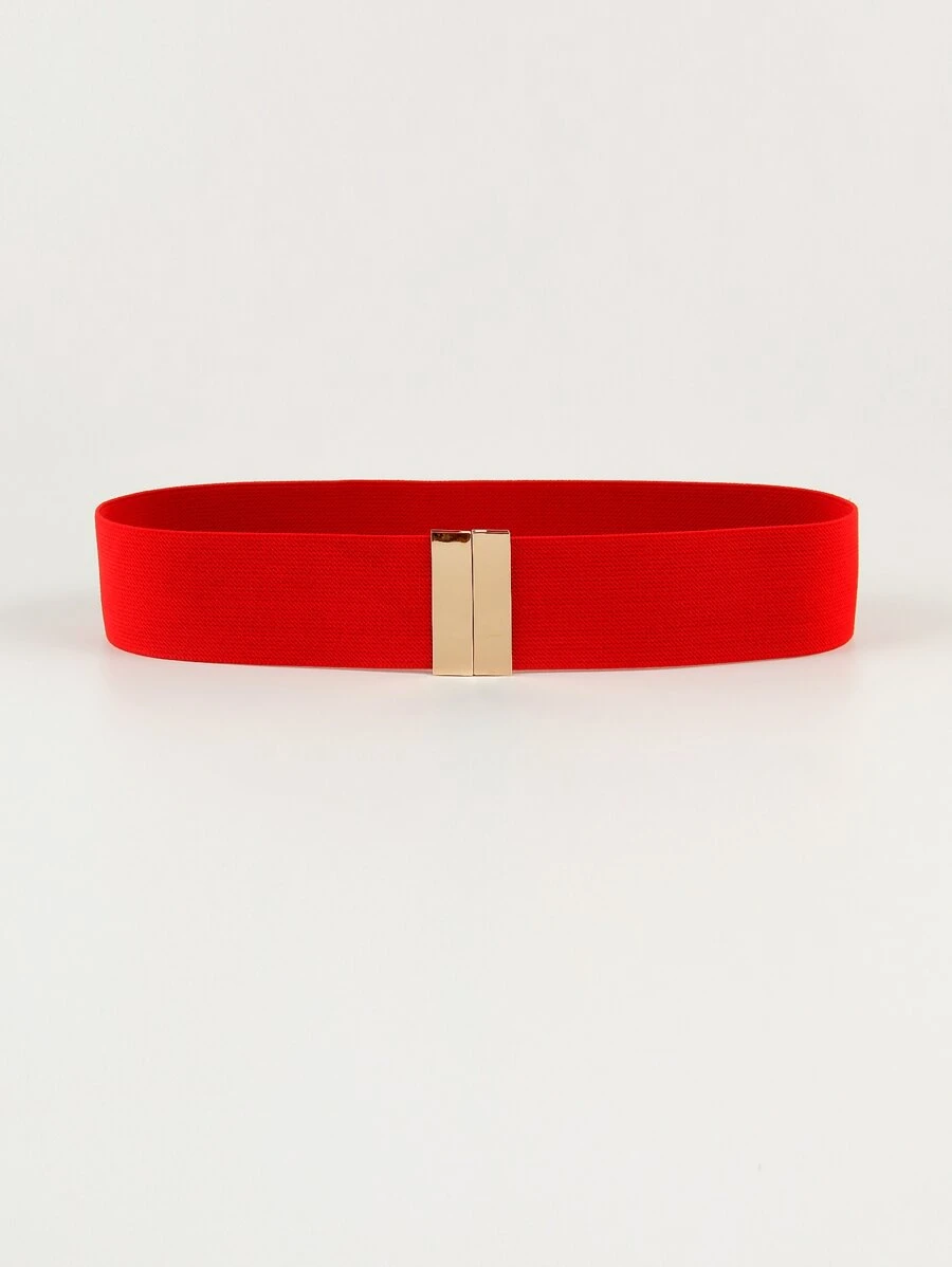Minimalist Corset Belt - Red - View 1