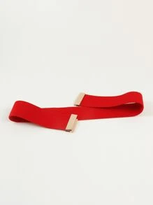Minimalist Corset Belt - Red - View 3
