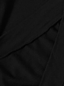 Manfinity Áo nỉ Nam Dây kéo Khối Màu Con số Sẵn sàng - màu đen - Xem 3