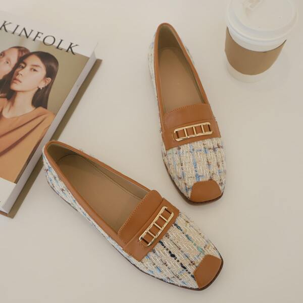 

Metal Decor Loafers, Multicolor