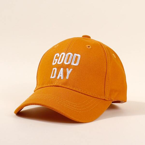 

Toddler Kids Letter Embroidered Baseball Cap, Orange