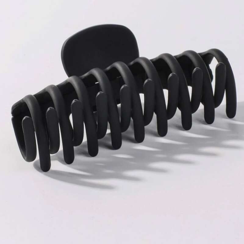 

5pcs Solid Hair Claw, Multicolor