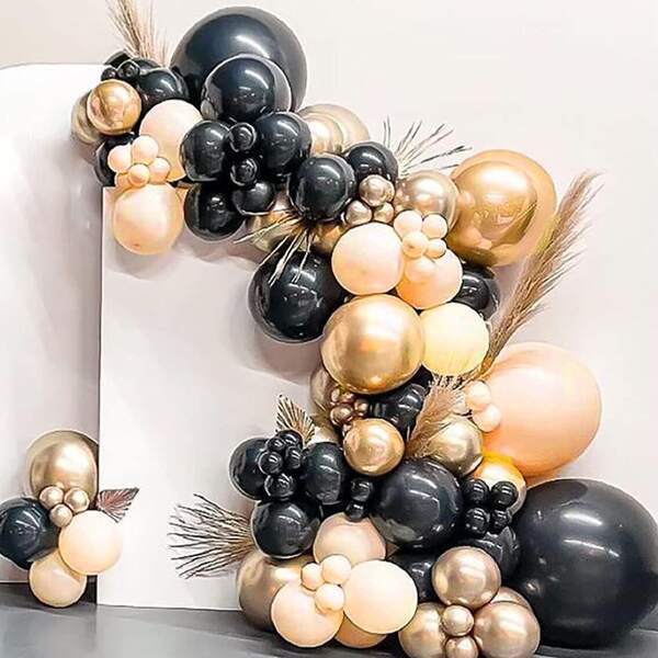 

117pcs Decorative Balloon Garland, Multicolor