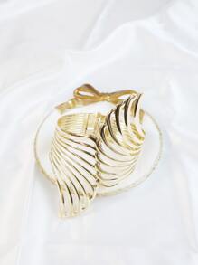 1入組翅膀窗簾扣，金屬簡約窗簾夾，窗簾配件 - 金色 - 查看 7