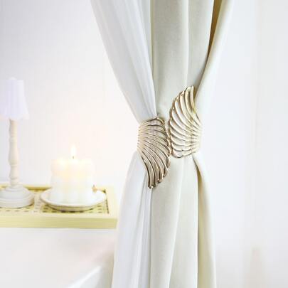 1入組翅膀窗簾扣，金屬簡約窗簾夾，窗簾配件