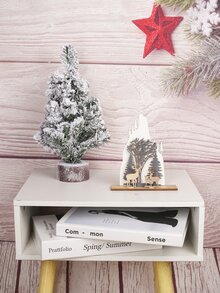 1入組木頭聖誕裝飾用品 - 彩色 - 查看 2