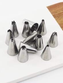 12 piezas Boquilla de acero inoxidable - Multicolor - Ver 8