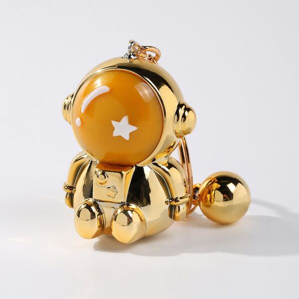 

Astronaut Charm Keychain, Multicolor