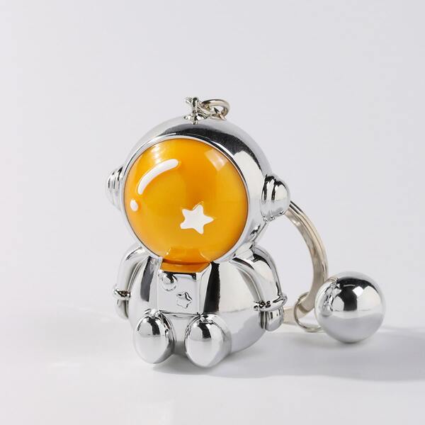 

Astronaut Charm Keychain, Multicolor