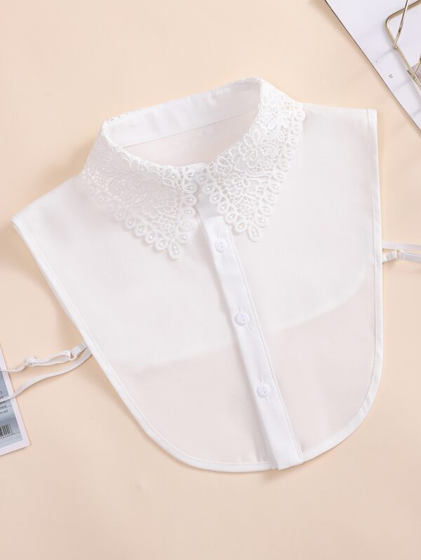 1pc Women's White Butterfly Collar Detachable Fake Collar, Suitable For Daily Wear Accessories Women Valentine's Day Valentines