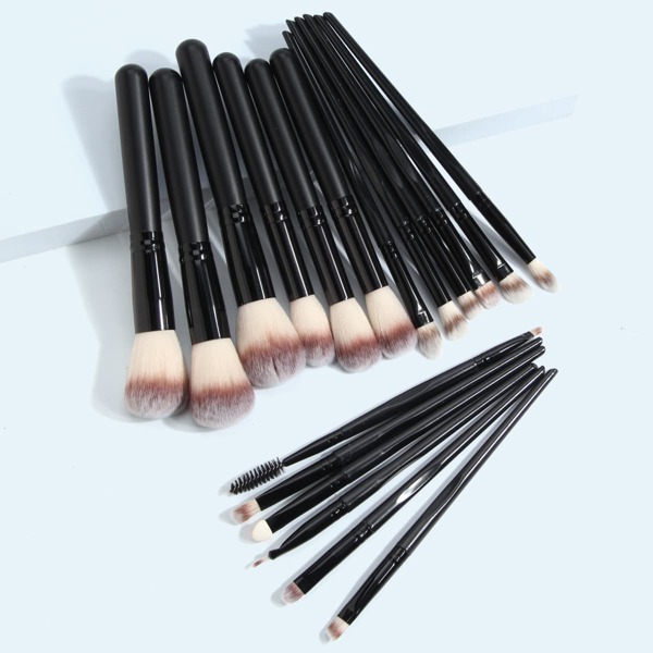 

18pcs Makeup Brush Set, Black