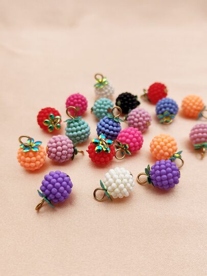 20入組水果DIY首飾吊墜