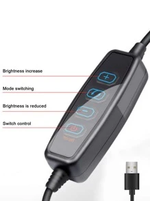 Selfie Ring Light With Stand - Black - View 3