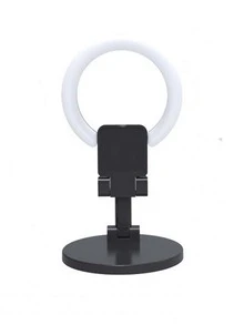 Selfie Ring Light With Stand - Black - View 1