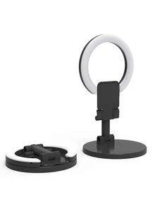 Selfie Ring Light With Stand - Black - View 2