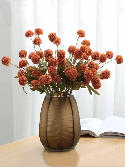 1pc Artificial Plant, Mini Dandelion Flowers 50cm Faux Plant Branch, Silk Flowers Faux Flower Stem For Home Living Room Bedroom Decor, Fake Plants, Fall Decor, Room, Desk, Garden Decor, Room Decoration Stuff, Valentine Day, Gift Gifts Birthday Graduation Home Decor Back To School School Supplies