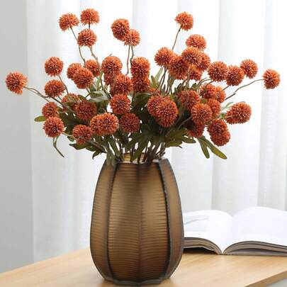 1pc 50cm Artificial Dandelion Flower Stem, Silk Flower, Fake Plant Branch For Home Living Room Bedroom Decor, Autumn Decoration, Room Decor, Desk Decor, Garden Decor, Home Decor, Valentine's Day Gift, Birthday Gift, Graduation Gift