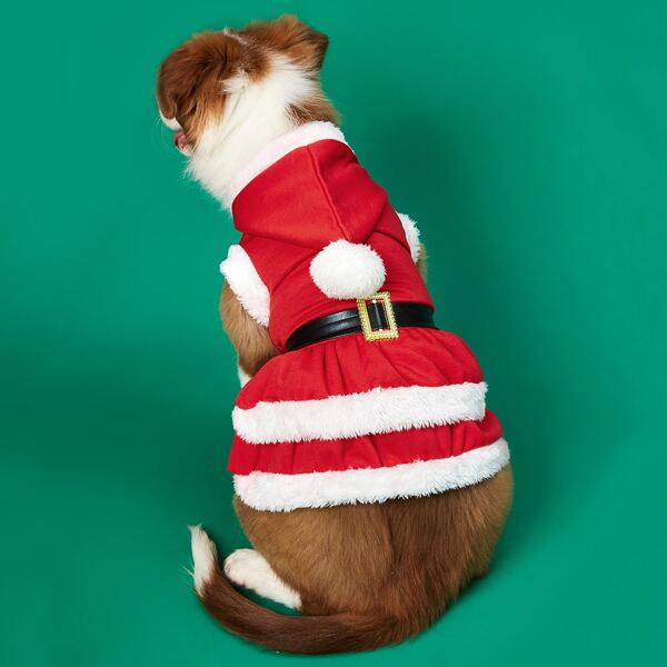

Christmas Hooded Pet Coat, Multicolor