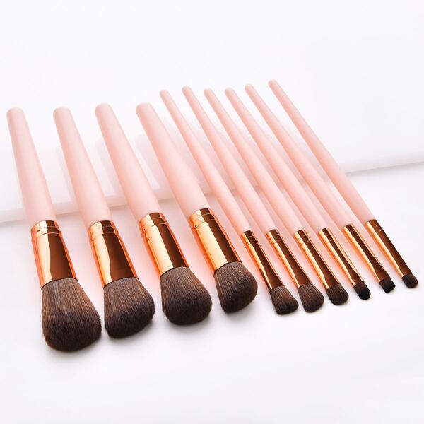 

10pcs Makeup Brush Set, Pink