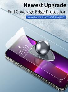 3pcs Screen Tempered Film & 3pcs Camera Lens Protective Film Compatible With iPhone 15/15Pro/15Plus/15Promax - Clear - View 4