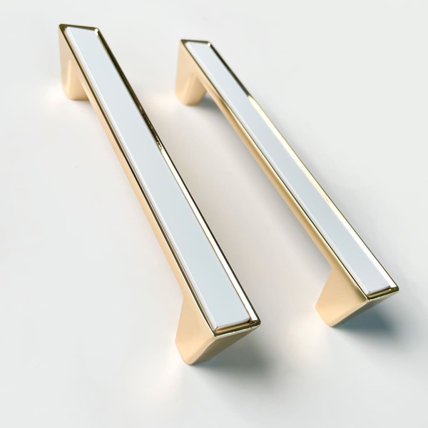 

2pcs Two Tone Drawer Handle, Gold
