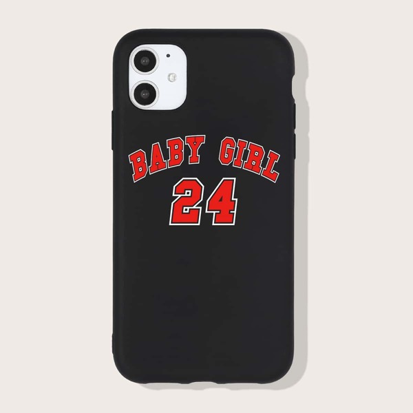 

Letter Graphic Phone Case, Multicolor