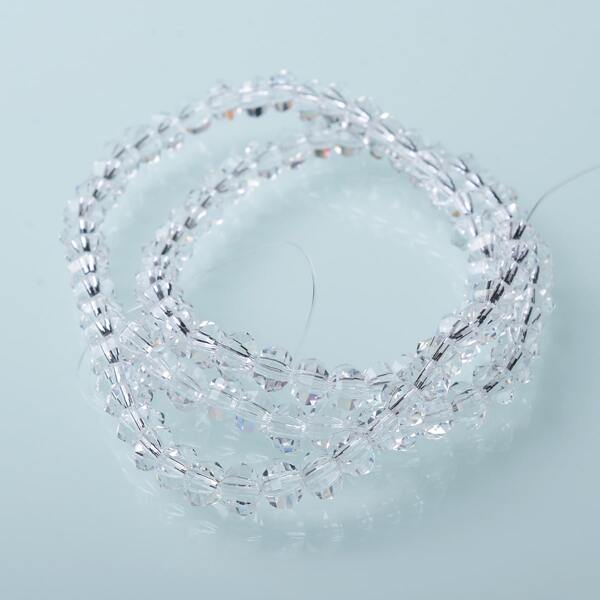 

Glass Beaded DIY Jewelry Accessory, Clear